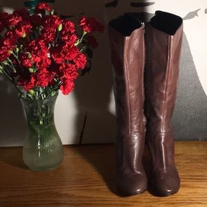 Zoe Wittner Brown Knee High Boots